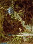 Carl Spitzweg Badende Nymphe oil painting on canvas